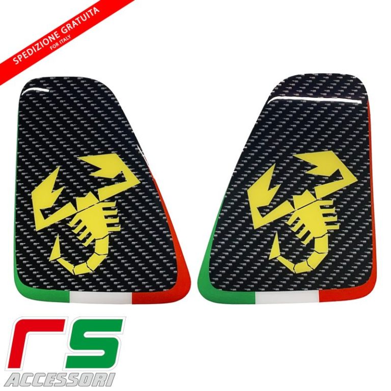 Fiat 500 595 695 Abarth Resin Stickers Rear Lights