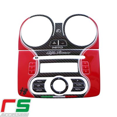 Alfa Romeo Mito kit consolle stereo radio adesivi resinati