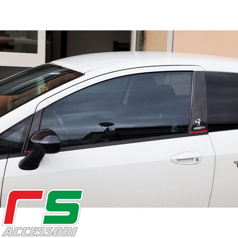 Fiat Abarth Punto Grande Punto 3doors resin STICKERS uprights 