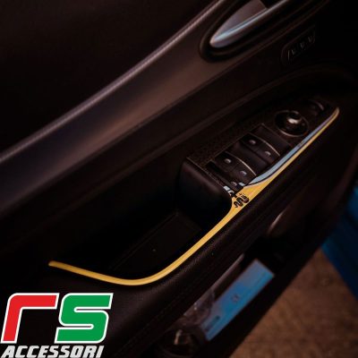 Alfa Romeo STELVIO adesivi RESINATI pulsantiere alzacristalli tuning cover 