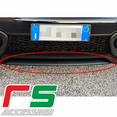 Adesivi carbonlook Abarth 595 restyling Decal splitter anteriore