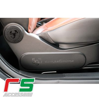 abarth 595 695 ADESIVI carbonlook decal base sedile