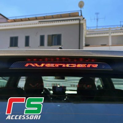 jeep avenger adesivo carbonlook terzo stop 