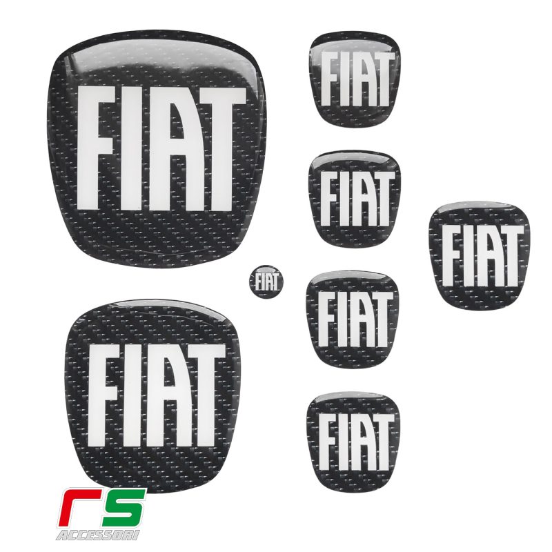 Fiat Tipo STICKERS kit logos resinated frieze decal cover sticker