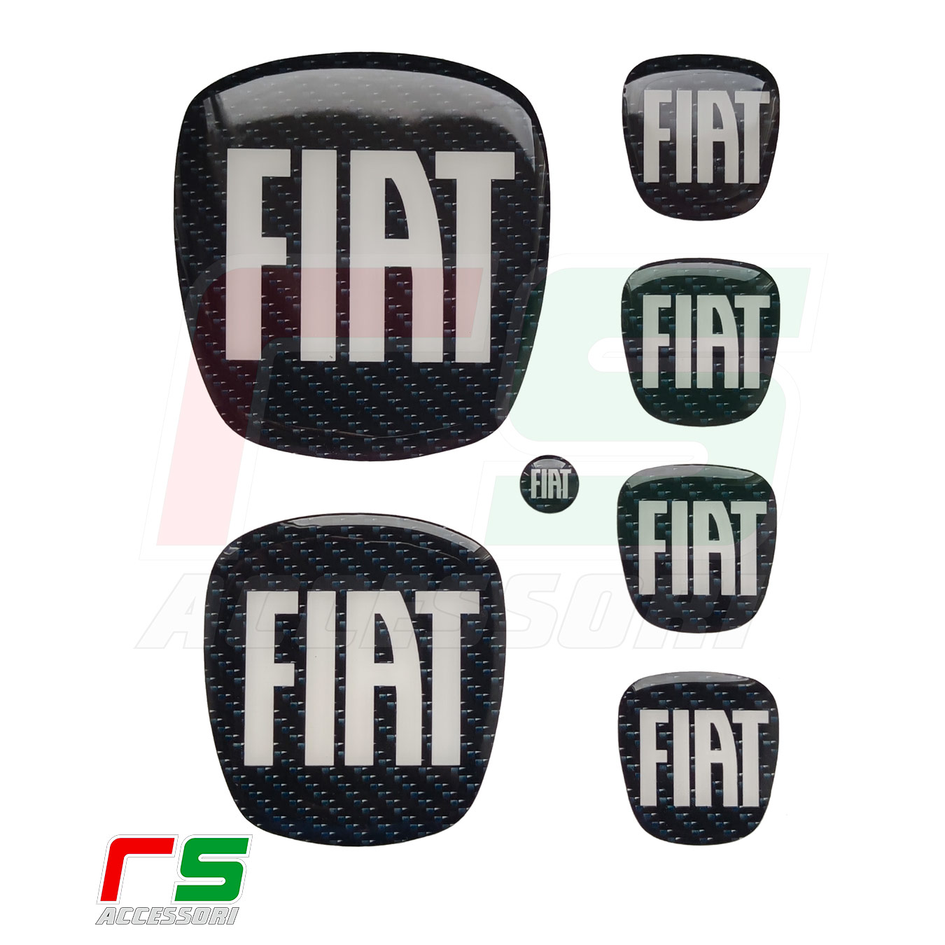 Fiat Tipo Resin Aufkleber Abdeckung Airbag Carbonlook Tuning