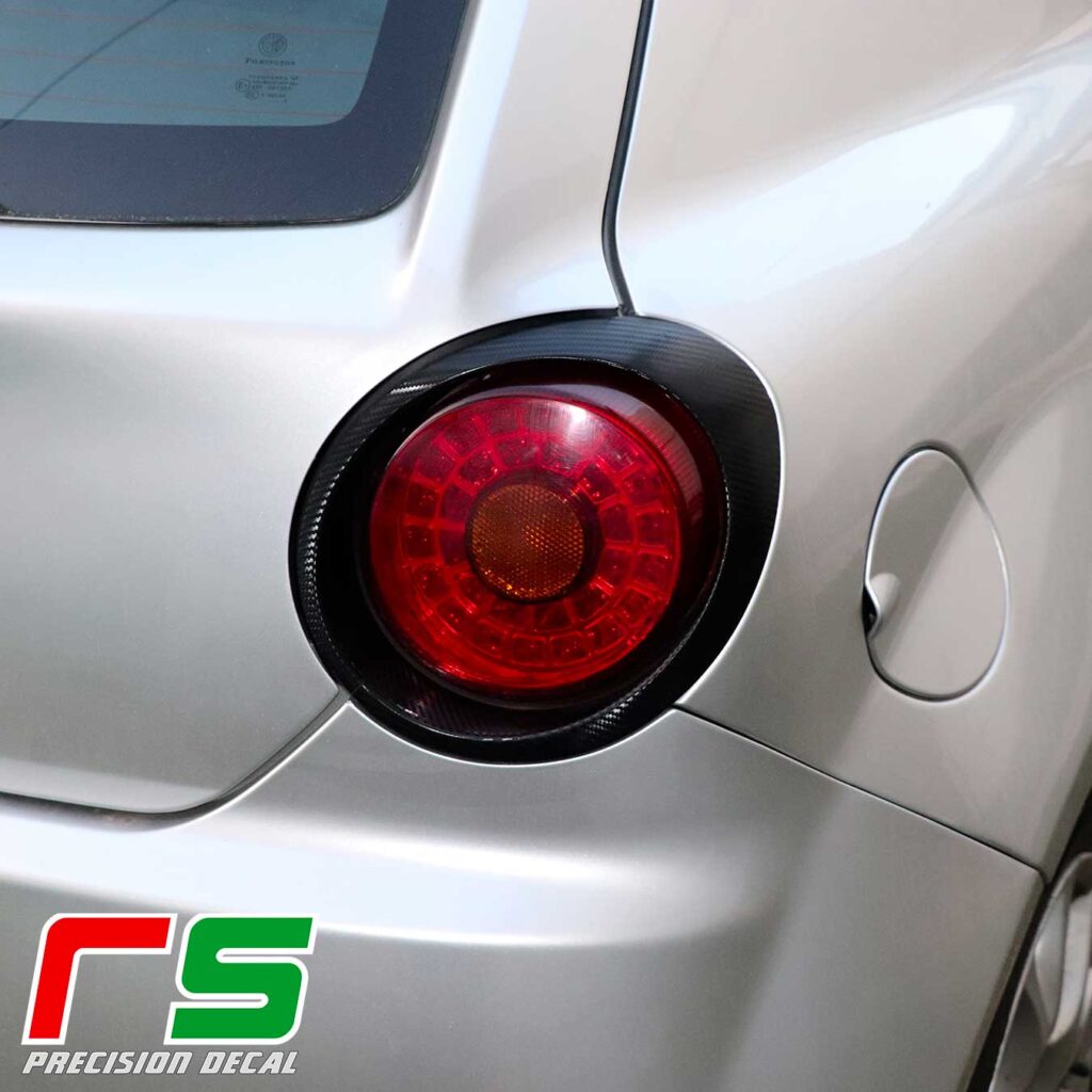 Alfa Romeo Mito Adesivi Decal Cornici Fari Carbonlook Tuning