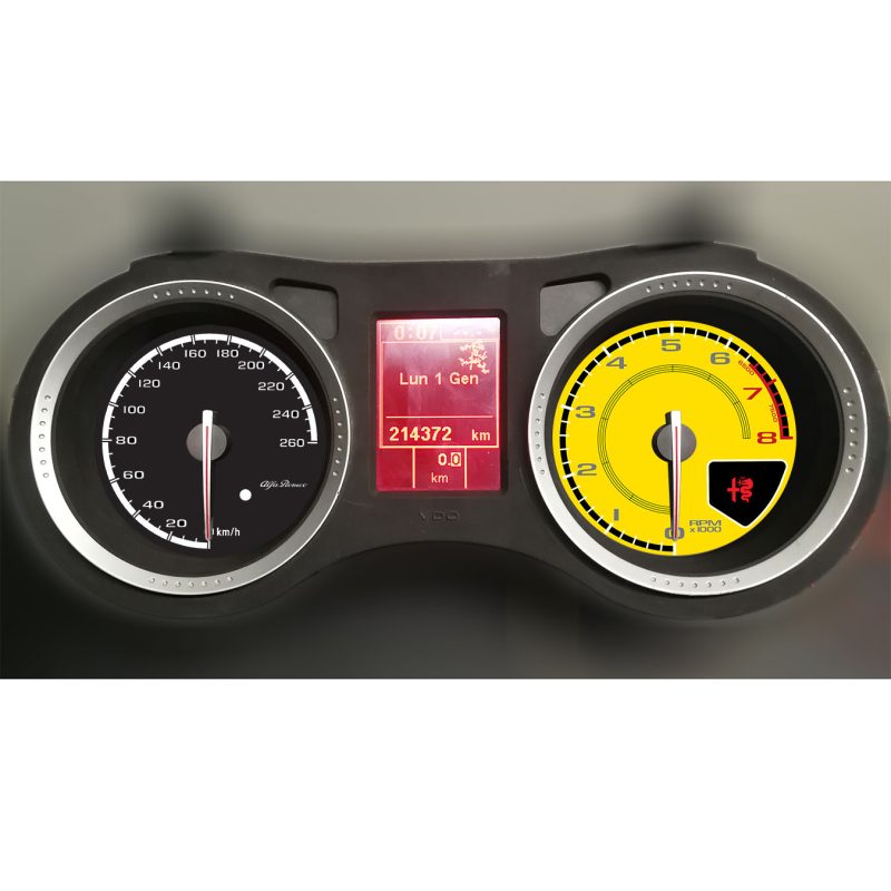 tachometer Instrumentenholster Alfa Romeo 159 Turbobenzin Ferrari Tribute