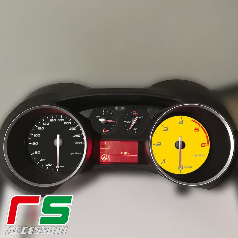 tachometer Alfa Romeo Giulietta Mito jtdm Ferrari Tribute 